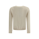 Max Mara Cream Cotton Sweatshirt